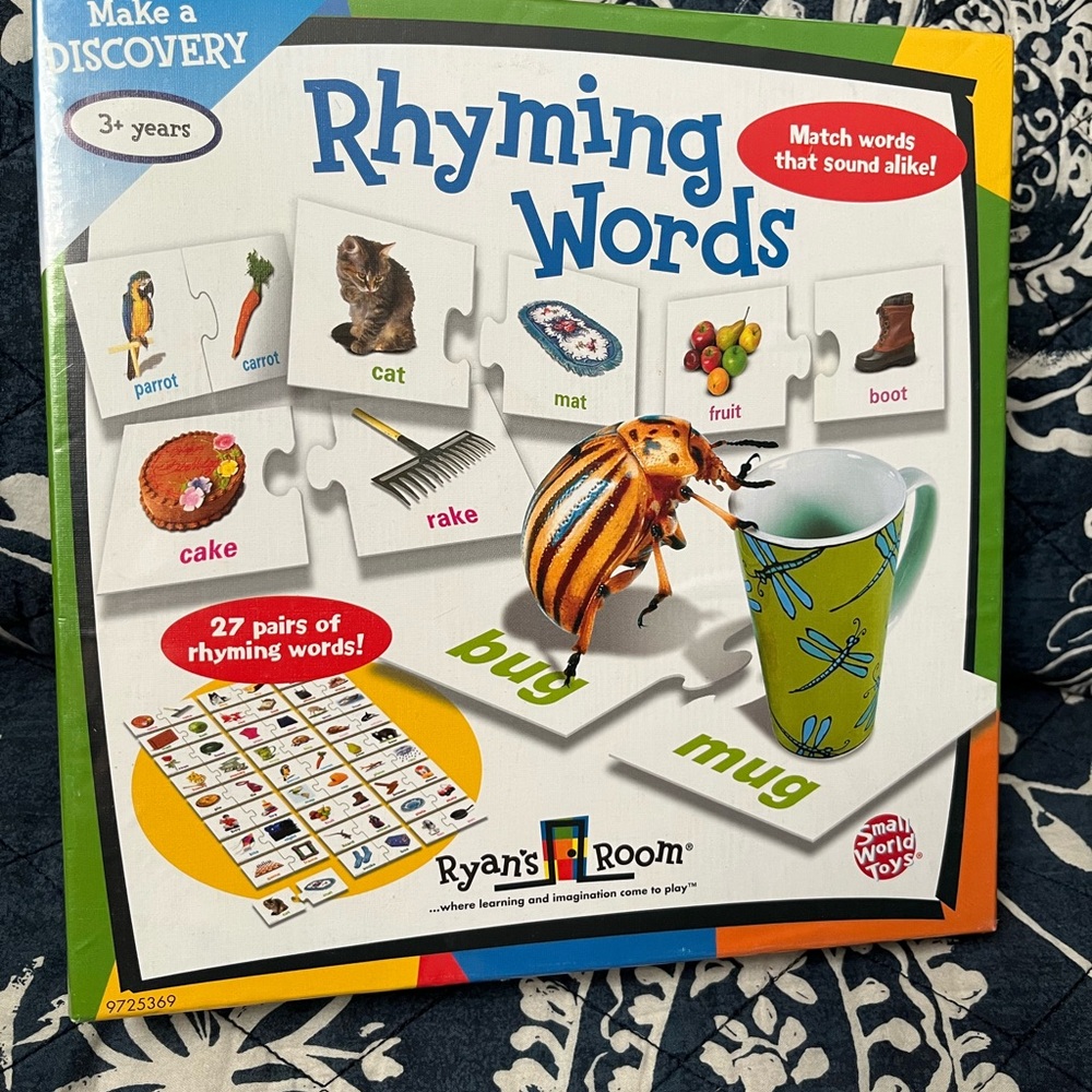 NEW Ryan’s Room Rhyming Words